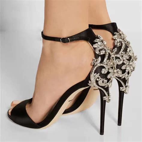 luxury high heel sandals